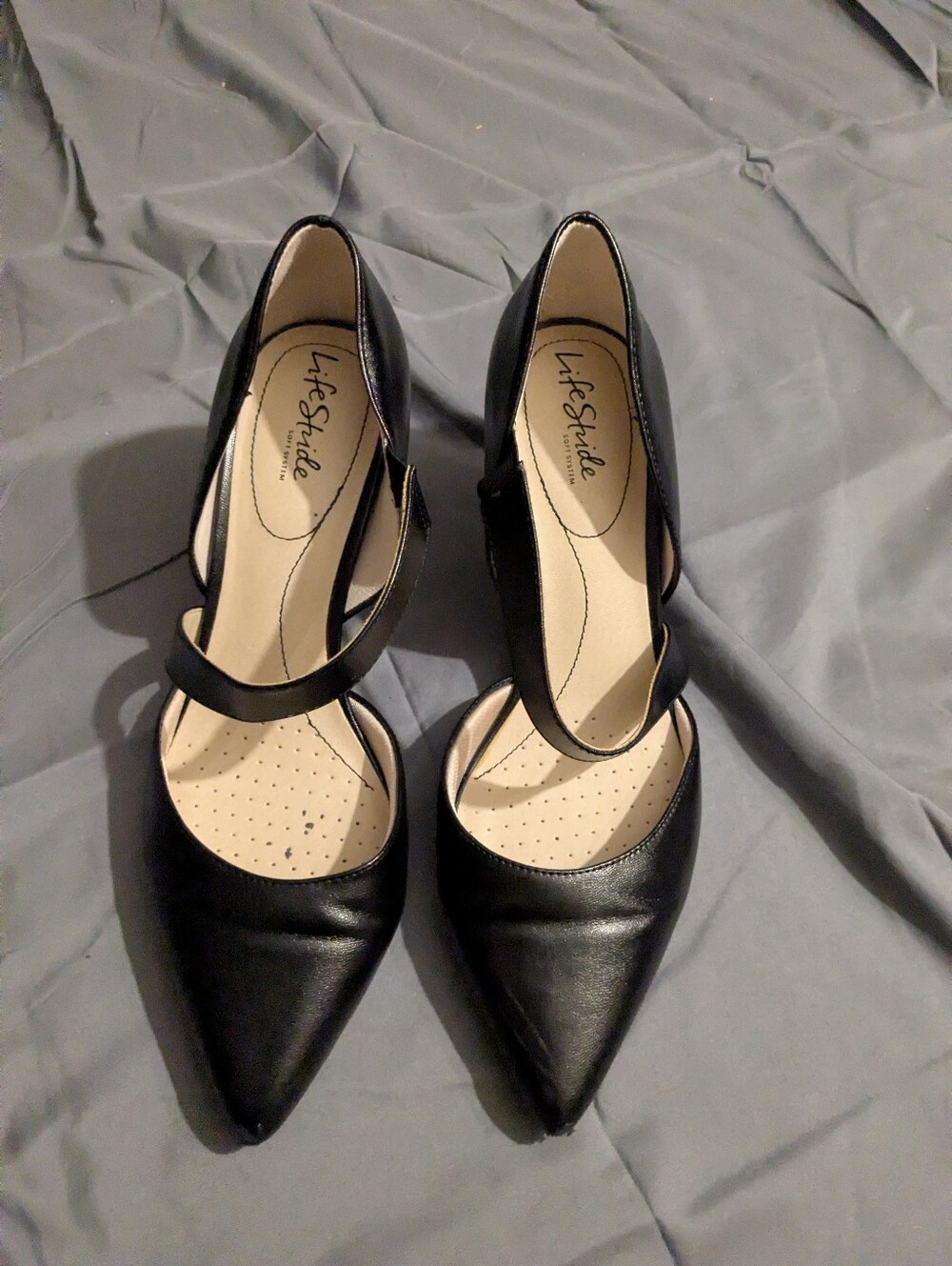 black heels - women's size 10